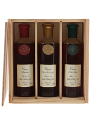 Jules Robin & Co. Connoisseur Selection Cognac Borderies, Grande Champagne & Fins Bois 3 x 20cl / 43%