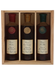 Jules Robin & Co. Connoisseur Selection Cognac Borderies, Grande Champagne & Fins Bois 3 x 20cl / 43%