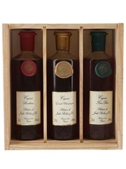 Jules Robin & Co. Connoisseur Selection Cognac Borderies, Grande Champagne & Fins Bois 3 x 20cl / 43%