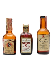 3 x Blended Whisky US Release Miniatures