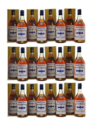 Martell 3 Star Bottled 1960s-1970s 12 x 70cl / 40%