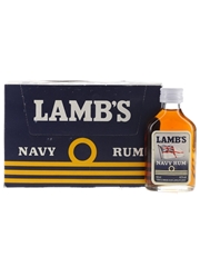Lamb's Navy Rum Bottled 1980s 12 x 5cl / 40%