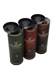 Glenfiddich Single Malt Collection 12, 15 & 18 Year Old 3 x 5cl / 40%