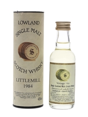 Littlemill 1984 12 Year Old Bottled 1996 - Signatory Vintage 5cl / 43%