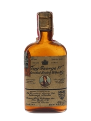 King George IV Bottled 1930s - Picker Linz Importer 4.7cl / 43.4%