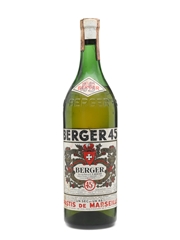 Berger 45 Pastis Bottled 1960s 100cl / 45%