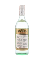 Bacardi Carta Blanca Bottled 1980s - Spain 100cl / 40%