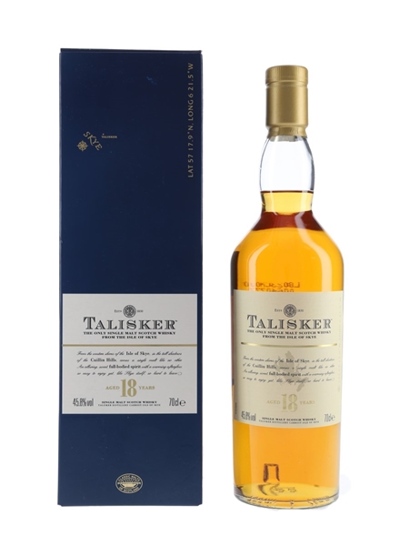 Talisker 18 Year Old Bottled 2000s 70cl / 45.8%