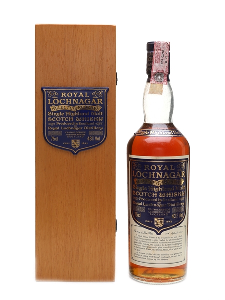 Royal Lochnagar Selected Reserve Bottled 1980s 75cl / 43%