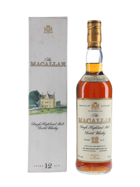 Macallan 12 Year Old Bottled 1990s 70cl / 43%