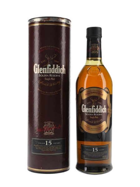 Glenfiddich 15 Year Old Solera Reserve 70cl / 40%