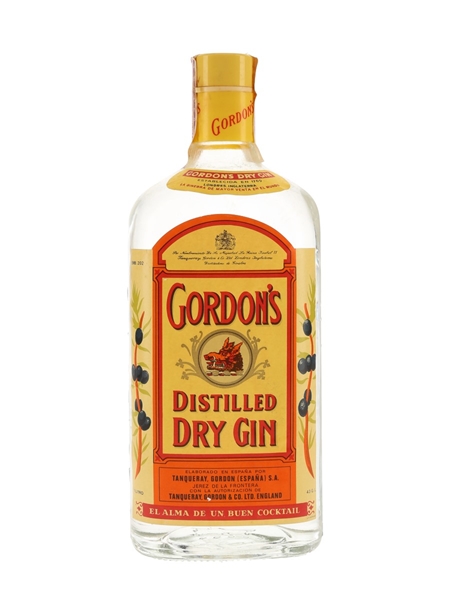 Gordon's Dry Gin Bottled 1970s - Spain 100cl / 43%