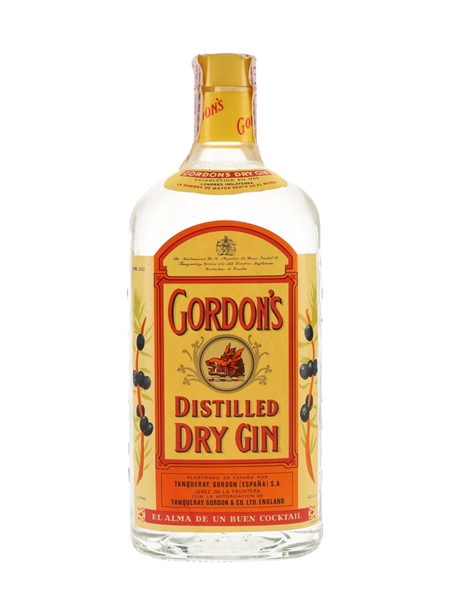 Gordon's Dry Gin Bottled 1970s - Spain 100cl / 43%