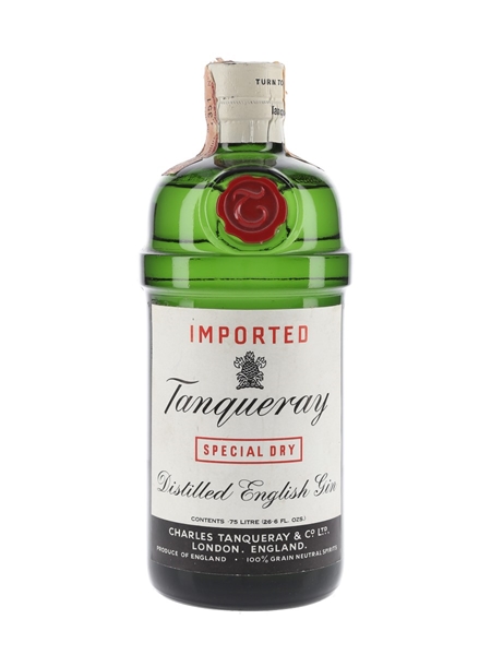 Tanqueray Special Dry Gin Bottled 1960s 75cl