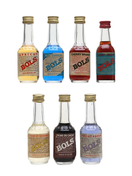 Bols Liqueurs Assorted Miniatures 7 x 5cl