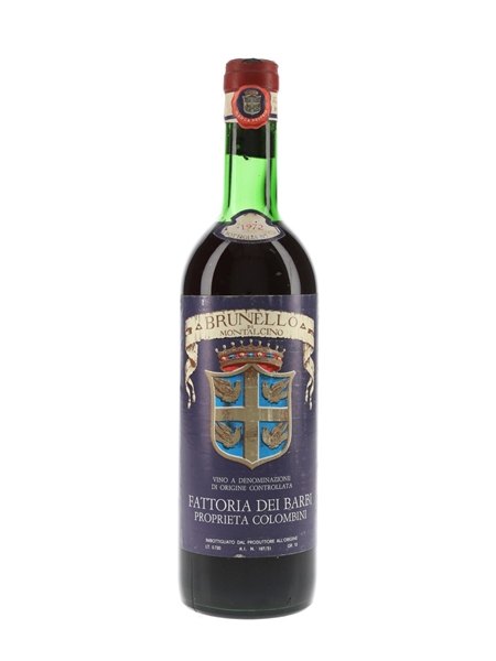 Brunello Di Montalcino 1972 Fattoria Dei Barbi 73cl / 13%