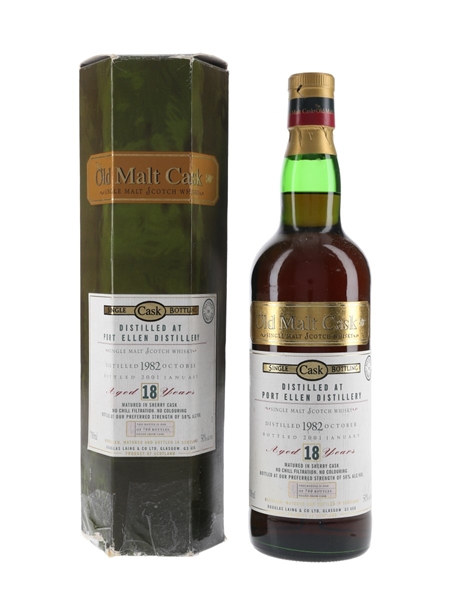 Port Ellen 1982 18 Year Old The Old Malt Cask Bottled 2001 - Douglas Laing 70cl / 50%