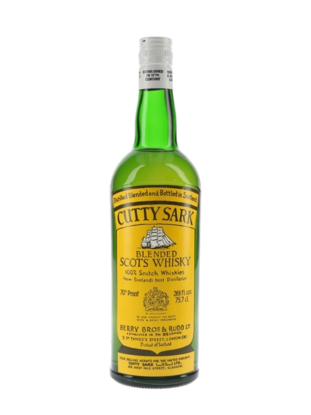 Cutty Sark Bottled 1970s 75.7cl / 40%