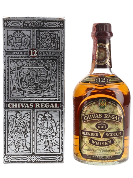 Chivas Regal 12 Year Old Bottled 1980s - Seagram Italia 75cl / 43%