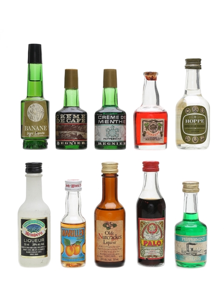 Assorted Liqueur Miniatures  10 x 5cl