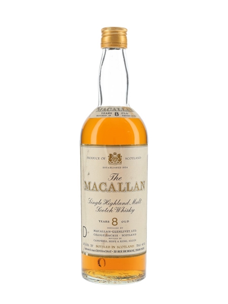 Macallan 8 Year Old Campbell, Hope & King Bottled 1970s - Centrachat 75cl / 43%