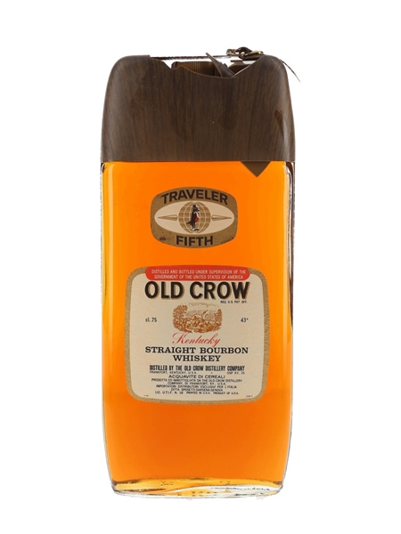 Old Crow Traveler Bottled 1970s - Sposetti 75cl / 43%