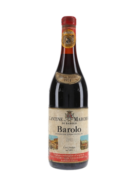 Cantine Di Marchesi Di Barolo 1974  75cl / 13%