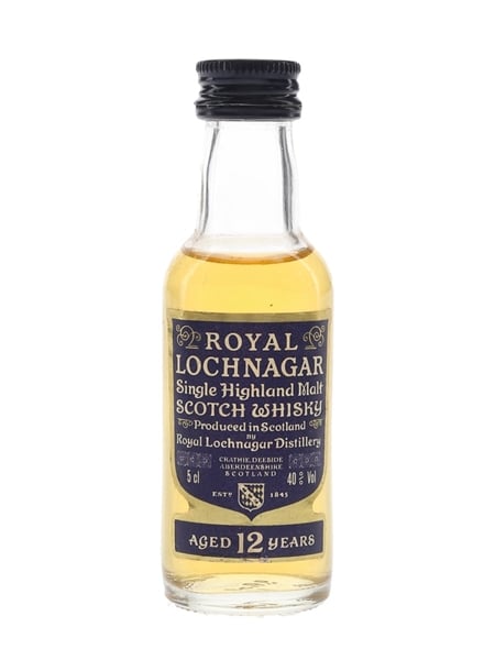 Royal Lochnagar 12 Year Old Bottled 1990s 5cl / 40%