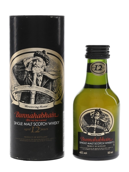 Bunnahabhain 12 Year Old Bottled 1980s-1990s 5cl / 40%