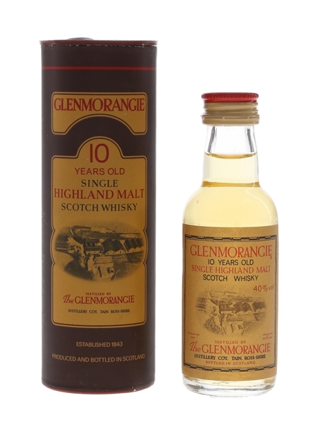 Glenmorangie 10 Year Old Bottled 1980s 5cl / 40%