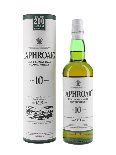 Laphroaig 10 Year Old Bottled 2015 - 200th Anniversary 70cl / 40%