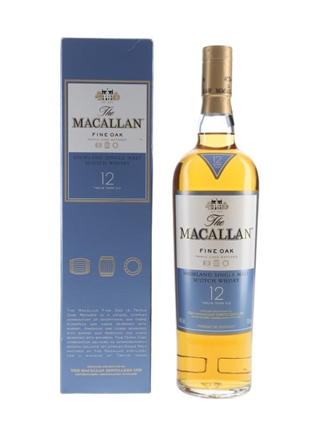 Macallan 12 Year Old Fine Oak Triple Cask Matured 70cl / 40%