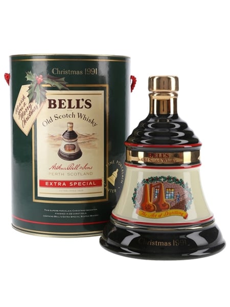 Bell's Christmas 1991 Ceramic Decanter The Art Of Distilling 70cl / 40%