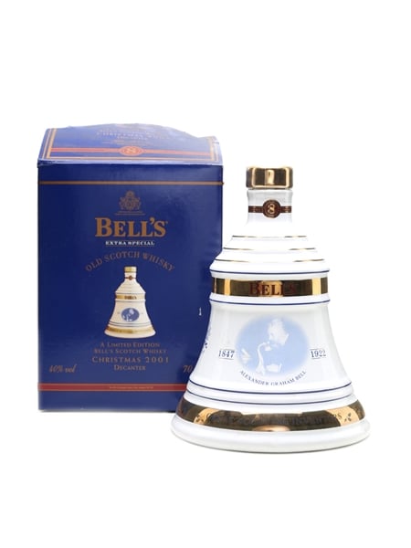 Bell's Decanter Christmas 2001 Alexander Graham Bell Ceramic Decanter 70cl / 40%