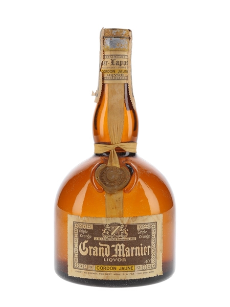 Grand Marnier Cordon Jaune Liqueur Bottled 1960s-1970s - Spain 75cl / 40%