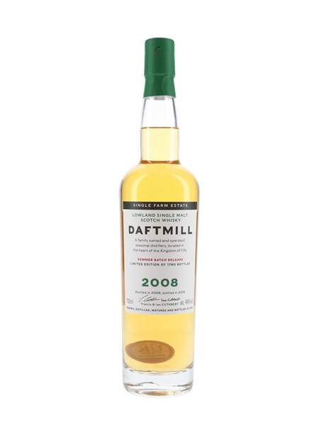 Daftmill 2008 Bottled 2019 - Summer Batch Release 70cl / 46%