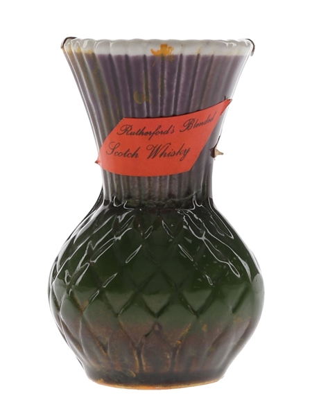 Rutherford's Blended Scotch Whisky Bottled 1970s - Thistle Decanter 4.7cl / 40%