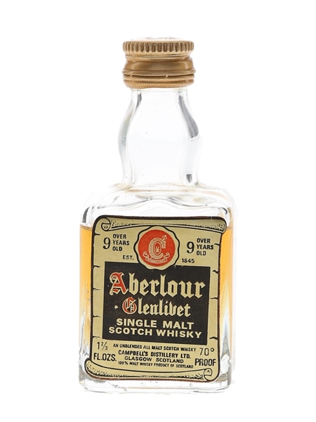 Aberlour Glenlivet 9 Year Old Bottled 1970s 4.7cl / 40%