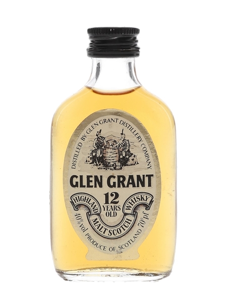 Glen Grant 12 Year Old Bottled 1970s-1980s 5cl / 40%