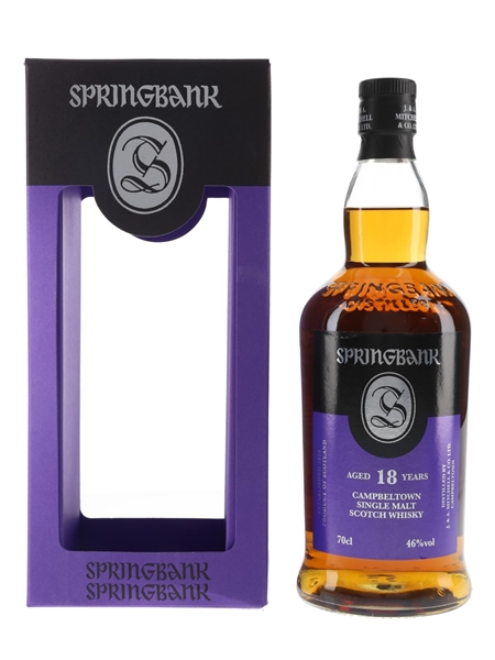 Springbank 18 Year Old Bottled 2020 70cl / 46%