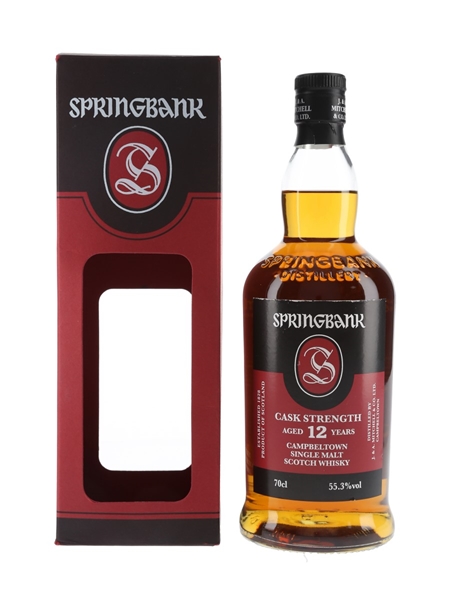 Springbank 12 Year Old Cask Strength Bottled 2020 70cl / 55.3%