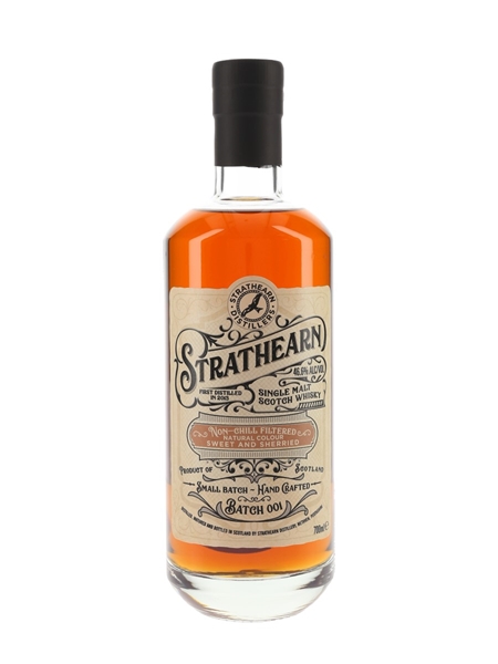 Strathearn 3 Year Old Batch 001  70cl / 46.6%