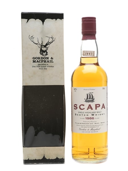 Scapa 1986 Gordon & MacPhail Bottled 1997 70cl / 40%