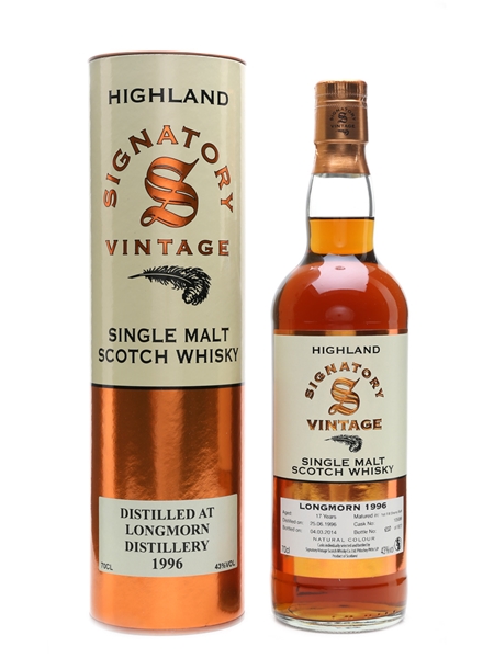 Longmorn 1996 17 Year Old Bottled 2014 - Signatory Vintage 70cl / 43%