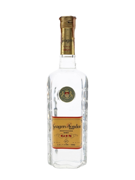 Seagers Of London Dry Gin Bottled 1960s - Cora 75cl / 47%