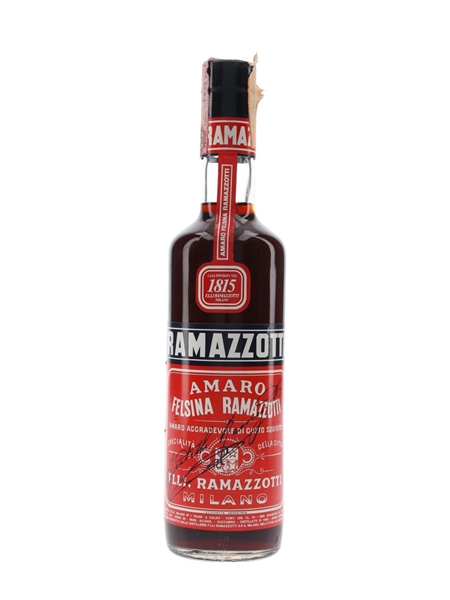 Ramazzotti Amaro Bottled 1970s 75cl / 30%