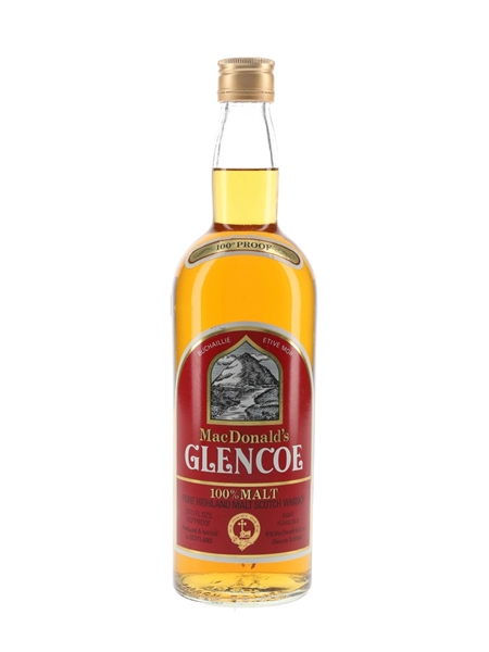 MacDonald's Glencoe 8 Year Old 100 Proof Bottled 1970s 75.7cl / 57%