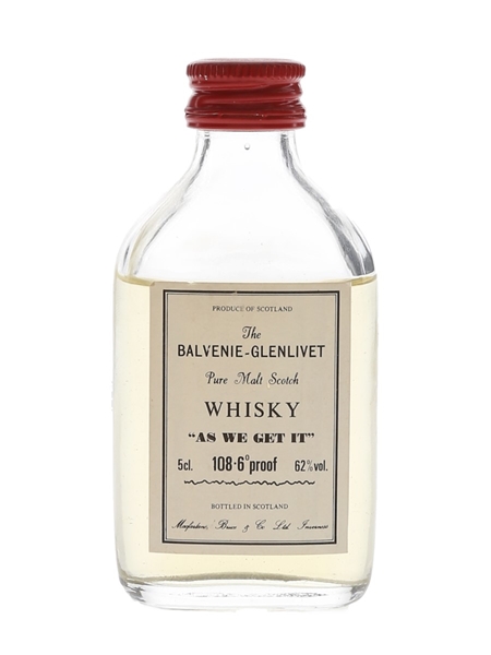 Balvenie-Glenlivet As We Get It Macfarlane, Bruce & Co. 5cl / 62%