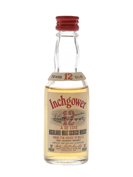 Inchgower 12 Year Old Bottled 1970s 5cl / 40%