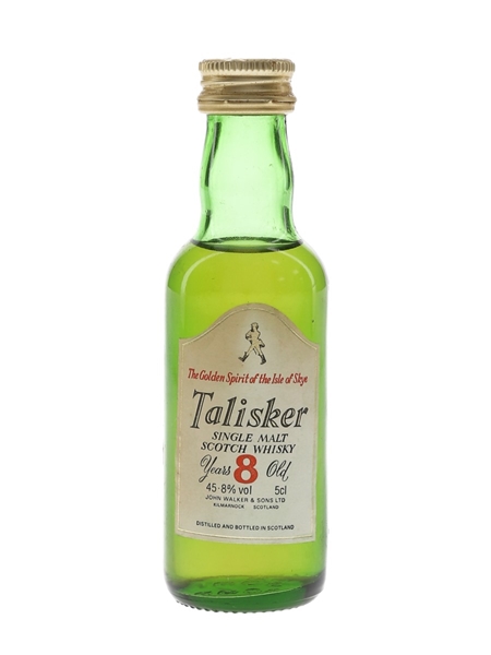 Talisker 8 Year Old Bottled 1980s 5cl / 45.8%